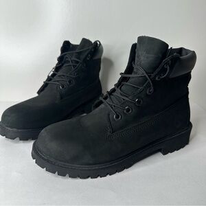 Timberland Black Leather waterproof Boots Size 5.5
